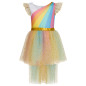Costum unicorn, 3 piese pentru fetite 4-6 ani, 110-116 cm, multicolor