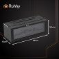 Difuzor aromaterapie si umidificator, tip semnieu, flacara decorativa, rezervor 150 ml, timer, 10W, 26x10x9.5 cm