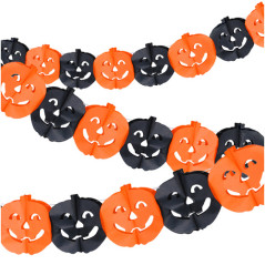 Ghirlanda decorativa de Halloween, lungime 3 metri, din hartie