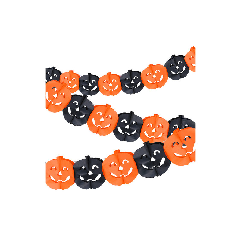 Ghirlanda decorativa de Halloween, lungime 3 metri, din hartie