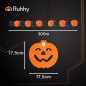 Ghirlanda decorativa de Halloween, lungime 3 metri, din hartie