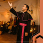 Costum episcop, marime XL/XXL, pentru Halloween, talie 52-56 cm, lungime totala 147 cm