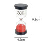 Set 6 clepsidre colorate, 1, 3, 5, 10, 15 si 30 minute, 3 ani+, 9.8x4.3 cm Set 6 clepsidre colorate, 1, 3, 5, 10, 15 si 30 minute, 3 ani+, 9.8x4.3 cm