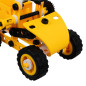 Set de constructie vehicule, 100 blocuri 3D, unelte si accesorii incluse, multicolor Set de constructie vehicule, 100 blocuri 3D, unelte si accesorii incluse, multicolor