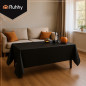 Fata de masa decorativa pentru Halloween, reutilizabila, impermeabila, folie de aluminiu 137 x 274 cm