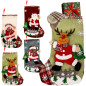 Set 4 sosete decorative de Craciun, pentru cadouri, decoratiuni 3D, 19x31 cm Set 4 sosete decorative de Craciun, pentru cadouri, decoratiuni 3D, 19x31 cm