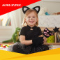 Costum pisicuta, set 7 piese, fusta si accesorii, universal fetite 3-10 ani