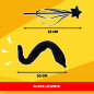 Costum pisicuta, set 7 piese, fusta si accesorii, universal fetite 3-10 ani