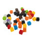Blocuri de constructie 3D, 160 elemente, cuburi in diverse culori, ABS Blocuri de constructie 3D, 160 elemente, cuburi in diverse culori, ABS