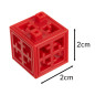 Blocuri de constructie 3D, 160 elemente, cuburi in diverse culori, ABS Blocuri de constructie 3D, 160 elemente, cuburi in diverse culori, ABS