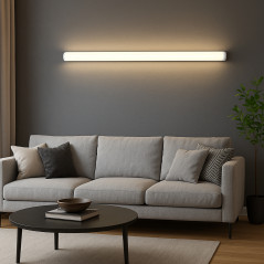 Lampa LED, montare perete, 36W, 4000K, lungime 120 cm, otel si PC