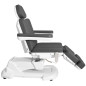 Fotoliu cosmetic electric, telecomanda, 4 actuatoare, inaltime reglabila 59-89 cm, sarcina maxima 160 kg, gri