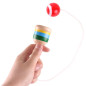 Kendama din lemn, joc traditional japonez, 4 x 4 x 11.5 cm Kendama din lemn, joc traditional japonez, 4 x 4 x 11.5 cm