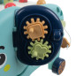 Jucarie educativa si interactiva cu activitati, forma elefant, 18.7x26x14.6 cm, multicolor