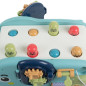 Jucarie educativa si interactiva cu activitati, forma elefant, 18.7x26x14.6 cm, multicolor