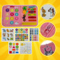 Carte senzoriala 7 in 1, diverse elemente educative, tematica unicorn, fetru multicolor Carte senzoriala 7 in 1, diverse elemente educative, tematica unicorn, fetru multicolor