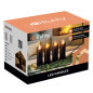 Set 12 lumanari negre, efect flacara alb calda, 15 x 5 cm, utilizare universala, IP20 Set 12 lumanari negre, efect flacara alb calda, 15 x 5 cm, utilizare universala, IP20