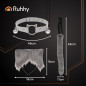 Set costum Halloween, pisica/vulpe, 3 piese, coada, choker, cordeluta urechi, gri Set costum Halloween, pisica/vulpe, 3 piese, coada, choker, cordeluta urechi, gri