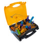 Set de constructii XXL, nisip kinetic 750 g, 3 vehicule, 3 spatule, cutie tip valiza Set de constructii XXL, nisip kinetic 750 g, 3 vehicule, 3 spatule, cutie tip valiza