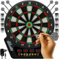 Joc darts electronic, 4 afisaje LED, pentru 1-16 jucatori, 6 sageti, sunete, tabla 43x51.5 cm Joc darts electronic, 4 afisaje LED, pentru 1-16 jucatori, 6 sageti, sunete, tabla 43x51.5 cm