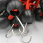 Cordelina elastica fixare prelata, reutilizabila, lungime 30 cm, carlig, rosu/negru Cordelina elastica fixare prelata, reutilizabila, lungime 30 cm, carlig, rosu/negru