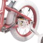 Bicicleta pentru copii, 14 inch, roti ajutatoare, scaun papusi, frane V-brake, aparatoare lant, unicorn roz, RESIGILAT Bicicleta pentru copii, 14 inch, roti ajutatoare, scaun papusi, frane V-brake, aparatoare lant, unicorn roz, RESIGILAT