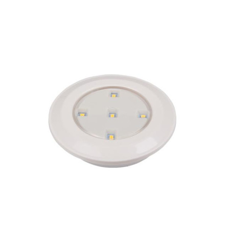 Set 3 lampi LED cu temporizator pentru dulap/mobilier, alb neutru, 0.5 W, 9x9x2.3 cm, alb
