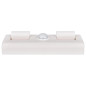 Lampa dubla cu senzor de miscare, lumina mobila, LED COB 0.5W, 4000K, montare banda adeziva, IP20, 70lm, alb