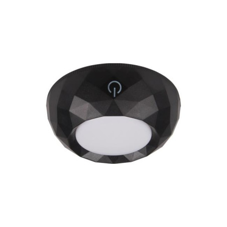 Lumina LED pentru bucatarie/mobilier, set 2 x LED 4000K, intensitate reglabila, 75 x 75 x 33 mm, negru