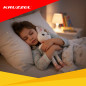 Iepuras de plus, inaltime 45 cm, figurina alb si roz