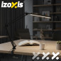 Lampa LED de masa, 5.6W, brat reglabil, 10 niveluri de luminozitate, 400 lm, reglabila 360 grade, negru mat