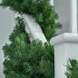 Ghirlanda decorativa Luxury Pine din crengi de brad artificial, lungime 5.4 m, ace 3D, decor Craciun