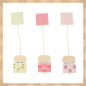 Set ceai din lemn, 16 piese, tava servire, accesorii, culori pastel Set ceai din lemn, 16 piese, tava servire, accesorii, culori pastel