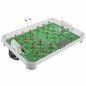 Joc fotbal de masa XXL cu 22 de jucatori, arc si panou de scor, 50x37x8.2 cm, HIPS/PP