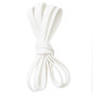 Sireturi fosforescente albe pentru incaltaminte sport, lumineaza verde, 1.25 x 1 cm, textile