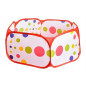 Cort tarc pliabil pentru copii, model cu buline, 90 x 30 cm, multicolor, 3 ani+ Cort tarc pliabil pentru copii, model cu buline, 90 x 30 cm, multicolor, 3 ani+