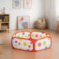 Cort tarc pliabil pentru copii, model cu buline, 90 x 30 cm, multicolor, 3 ani+ Cort tarc pliabil pentru copii, model cu buline, 90 x 30 cm, multicolor, 3 ani+