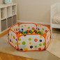Cort tarc pliabil pentru copii, model cu buline, 90 x 30 cm, multicolor, 3 ani+ Cort tarc pliabil pentru copii, model cu buline, 90 x 30 cm, multicolor, 3 ani+