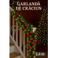 Ghirlanda decorativa Luxury Pine din crengi de brad artificial, lungime 5.4 m, ace 3D, decor Craciun