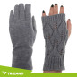 Manusi pentru ecran tactil, 2 in 1, captusite, marime universala, poliester, bumbac, gri Manusi pentru ecran tactil, 2 in 1, captusite, marime universala, poliester, bumbac, gri