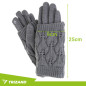 Manusi pentru ecran tactil, 2 in 1, captusite, marime universala, poliester, bumbac, gri Manusi pentru ecran tactil, 2 in 1, captusite, marime universala, poliester, bumbac, gri