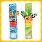 Set sosete si bendite zornaitoare pentru bebelusi, model zebra si girafa, textil Set sosete si bendite zornaitoare pentru bebelusi, model zebra si girafa, textil