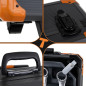 Set scule profesionale, 1000 piese, 4 organizatoare detasabile, incuietori metalice, valiza cu roti, otel Set scule profesionale, 1000 piese, 4 organizatoare detasabile, incuietori metalice, valiza cu roti, otel