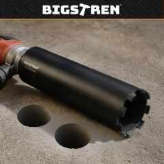 Carota diamantata 112×460 mm, filet 1.1/4 UNC, 9 segmente