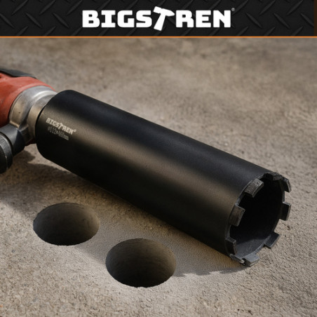 Carota diamantata 112×460 mm, filet 1.1/4 UNC, 9 segmente