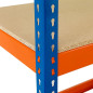 Raft metalic depozitare, 4 polite, 400 kg/polita, de sarcina grea, 180x60x183 cm