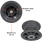 Janta de rezerva roata carucior gradina, diametru 12 cm