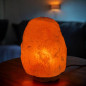 Lampa sare Himalaya, 4-5 kg, intrerupator ON/OFF, suport lemn