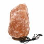 Lampa sare Himalaya, suport din lemn, intrerupator, greutate 10-12 kg