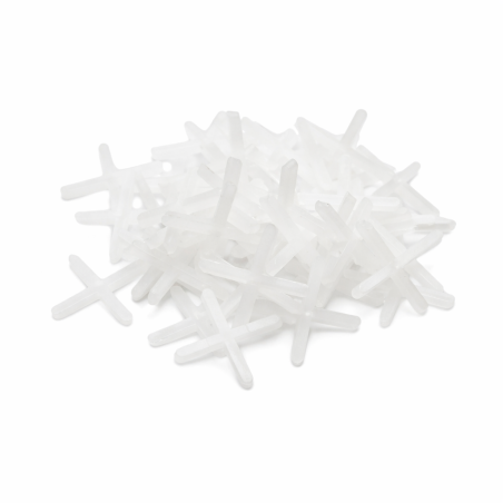Distantieri PRO tip cruce pentru gresie si faianta, rost 2 mm, set 100 bucati
